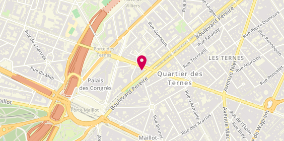 Plan de New Concept, 89 avenue des Ternes, 75017 Paris