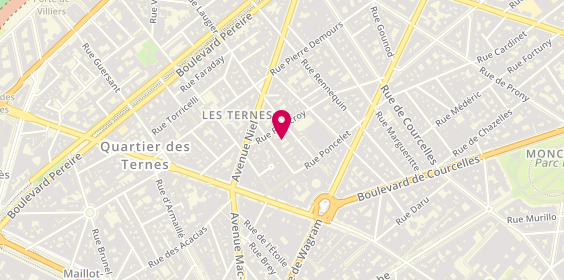 Plan de N.A.G.A.N, 18 Rue Saussier Leroy, 75017 Paris