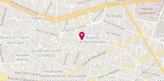 Plan de Studios Chichi, 41 Rue Rodier, 75009 Paris