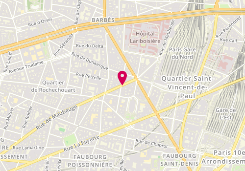 Plan de Miss Fairouz, 94 Rue de Maubeuge, 75010 Paris