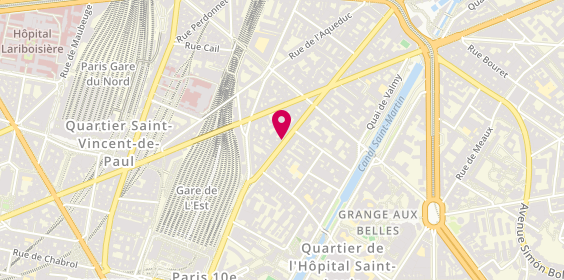 Plan de Christine Marie Loyeux, 205 Rue du Faubourg Saint-Martin, 75010 Paris