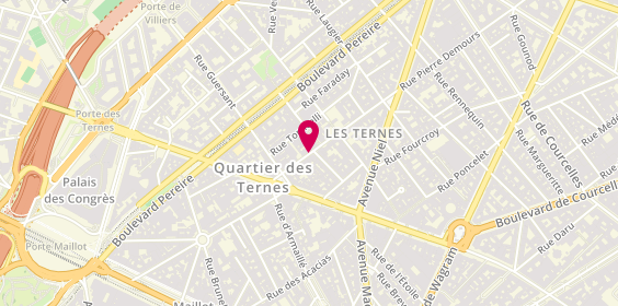 Plan de Millésime Beauté - Coiffure et Beauté Paris 17, 9 Bis Rue Pierre Demours, 75017 Paris