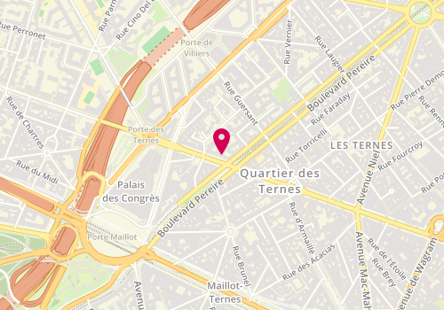 Plan de Romuald Creuzaud, 86 avenue des Ternes, 75017 Paris