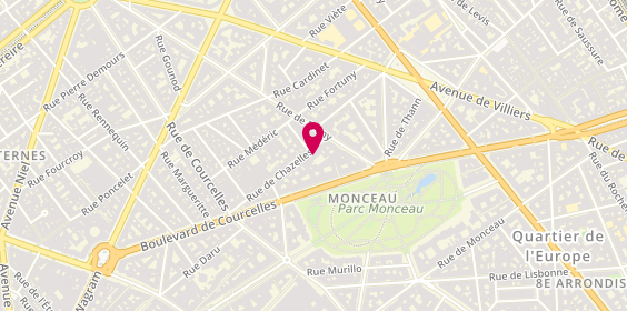 Plan de Boris H paris extensions, 30 Rue de Chazelles, 75017 Paris