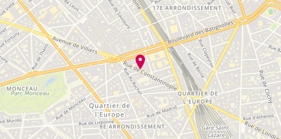 Plan de Y.L.B, 28 Rue Constantinople, 75008 Paris