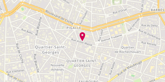 Plan de O Excellent SAS, 22 Rue Victor Massé, 75009 Paris