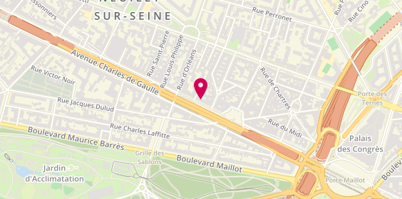 Plan de Yan's Coiffure, 52 avenue Charles de Gaulle, 92200 Neuilly-sur-Seine