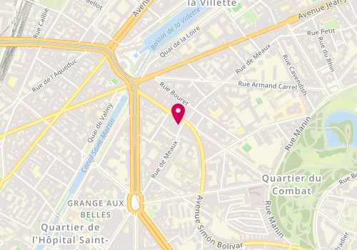 Plan de Gérald et Christian, 49 Rue de Meaux, 75019 Paris