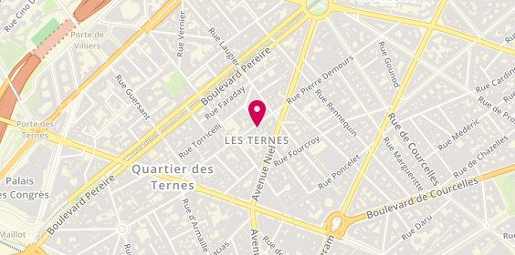 Plan de Valéry Lacroix Coiffure, 32 Rue Pierre Demours, 75017 Paris