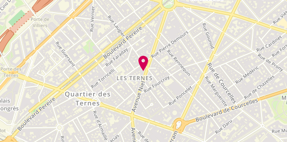 Plan de Le Petit Marrant, 25 avenue Niel, 75017 Paris