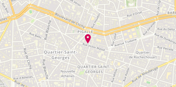 Plan de Desormeau Isabelle, 1 Rue Frochot, 75009 Paris