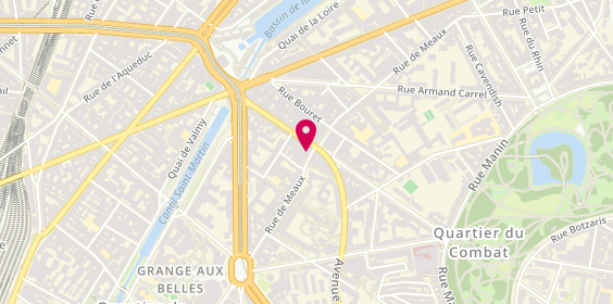 Plan de Gérald et Christian, 49 Rue de Meaux, 75019 Paris