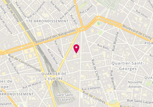 Plan de Sacl, 67 Rue D&#039;Amsterdam, 75008 Paris
