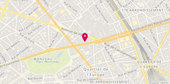 Plan de 123 Ciseaux, 10 Boulevard de Courcelles, 75017 Paris