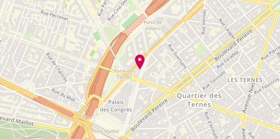Plan de Lesie Coiffure - Esthetique, 48 Boulevard Gouvion-Saint-Cyr, 75017 Paris