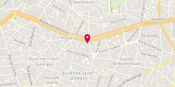 Plan de Nouvelle Ère Clubing, 67 rue des Martyrs, 75009 Paris