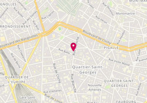 Plan de Barmer Beauté, 59 Rue Blanche, 75009 Paris
