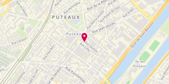 Plan de ALC Coiffure, 35 Rue Saulnier, 92800 Puteaux