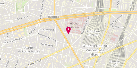 Plan de Hr Coiffure, 11 Rue Ambroise Paré, 75010 Paris