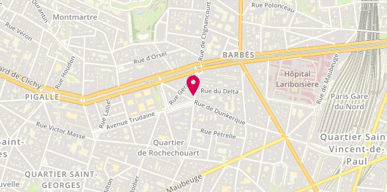 Plan de What’s Barber, 79 Rue Marguerite de Rochechouart, 75009 Paris
