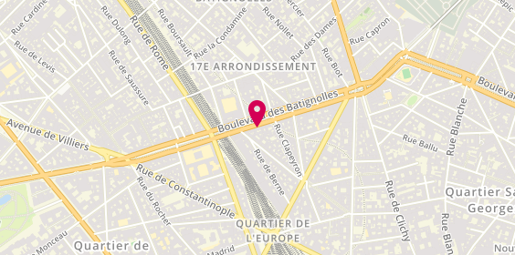 Plan de Tchip Coiffure, 35 Boulevard des Batignolles, 75008 Paris