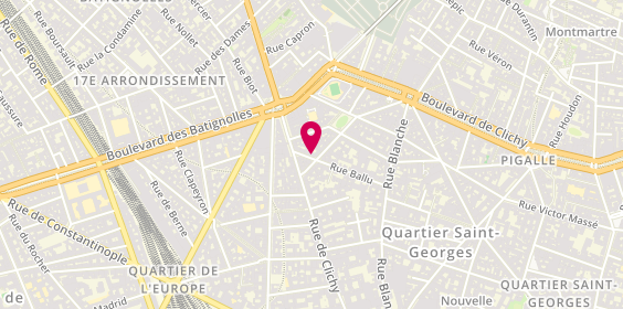 Plan de Org Beauty, 36 Rue Ballu, 75009 Paris