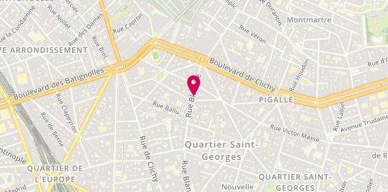 Plan de Les Muses de Montmartre, 82 Rue Blanche, 75009 Paris