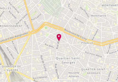 Plan de Au 84, 84 Rue Blanche, 75009 Paris