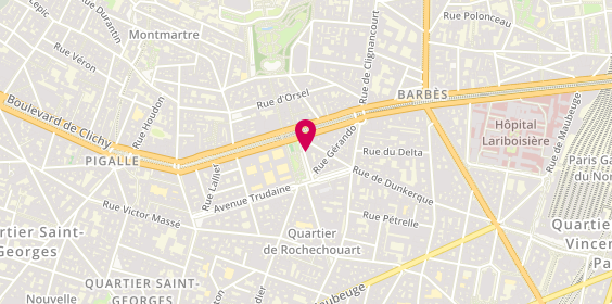 Plan de Lar 21 - Coiffure & Esthetique Brésilien, 10 place d'Anvers, 75009 Paris