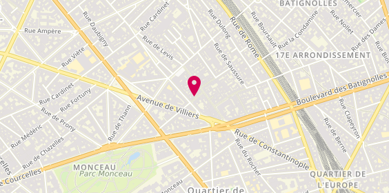 Plan de Jean-Claude Biguine, 17 Rue de la Terrasse, 75017 Paris