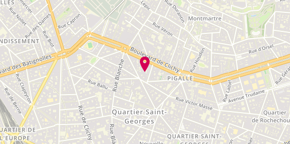 Plan de Marie-Barreyre, 7 Rue Fromentin, 75009 Paris