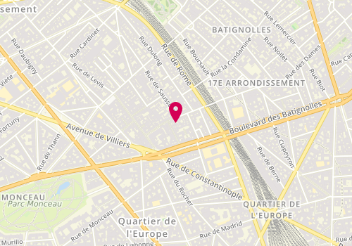 Plan de Tag Barber Shop Batignolles, 113 Rue des Dames, 75017 Paris