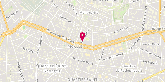 Plan de KNAFO Raphaël, 4 Rue Houdon, 75018 Paris