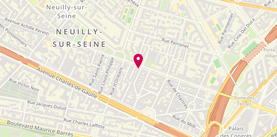 Plan de Maniatis, 77 avenue du Roule, 92200 Neuilly-sur-Seine