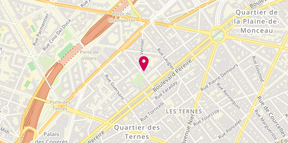 Plan de Paule Coiffure, 48 Rue Bayen, 75017 Paris