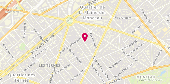 Plan de Camille Albane, 156 Rue de Courcelles, 75017 Paris