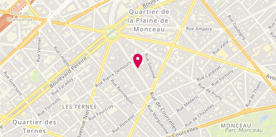 Plan de Camille Albane, 156 Rue Courcelles, 75017 Paris