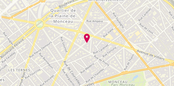 Plan de Salon Chloé - Colorations végétales, 81 Rue Jouffroy d'Abbans, 75017 Paris