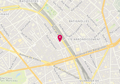 Plan de Latin’s Barber Shop, 112 Rue la Condamine, 75017 Paris