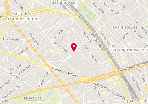 Plan de Jean Louis David - Coiffeur Paris, 28 Rue Legendre, 75017 Paris