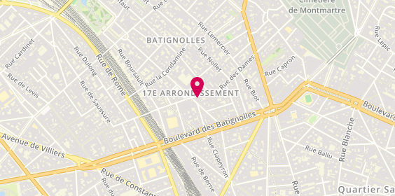 Plan de Cheveux en Fete, 45 Rue des Dames, 75017 Paris