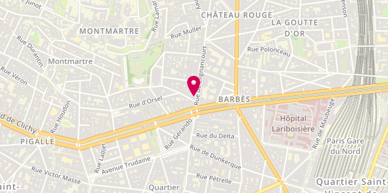 Plan de Nada Coiffure, 5 Rue de Clignancourt, 75018 Paris