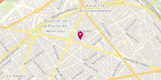 Plan de La Marac'house Barber, 5 Rue Bremontier, 75017 Paris