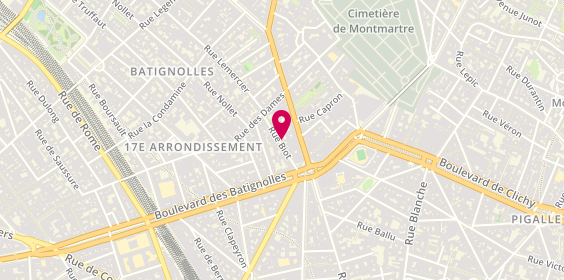 Plan de Good Luck, 14 Rue Biot, 75017 Paris