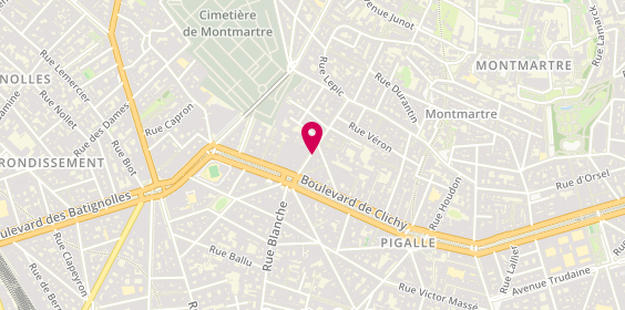 Plan de Franck Provost, 10 Rue Lepic, 75018 Paris