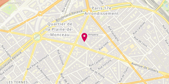 Plan de D'coiff Studio, 9 Rue Brémontier, 75017 Paris