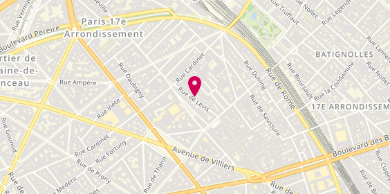 Plan de Eden&John, 82 rue de Lévis, 75017 Paris