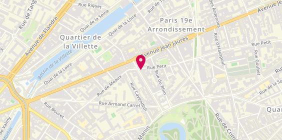 Plan de Jany Astelle Iii, 30 avenue de Laumière, 75019 Paris