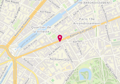 Plan de Stéphanie Coiffure, 84 Avenue Jean Jaurès, 75019 Paris