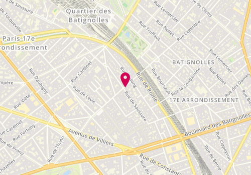 Plan de Martine Vilaca Coiffure, 48 Rue Legendre, 75017 Paris